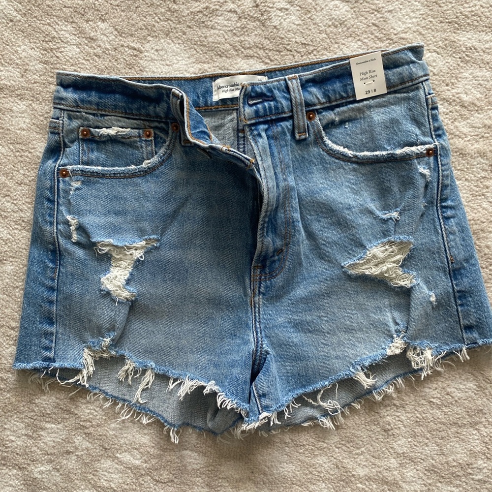 NWT Abercrombie & Fitch High Rise Mom Short / Size 29 Size 8